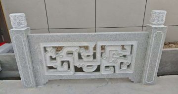 龙岩芝麻白河道栏杆 桥栏杆