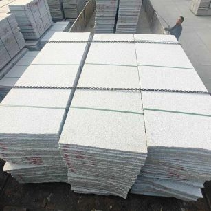 龙岩芝麻白毛板，石材毛板