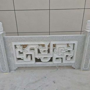 龙岩芝麻白河道栏杆 桥栏杆