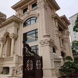 龙岩黄金麻别墅外墙异形定制