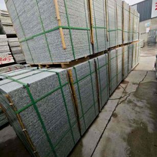 龙岩芝麻白地铺版 石材地铺石