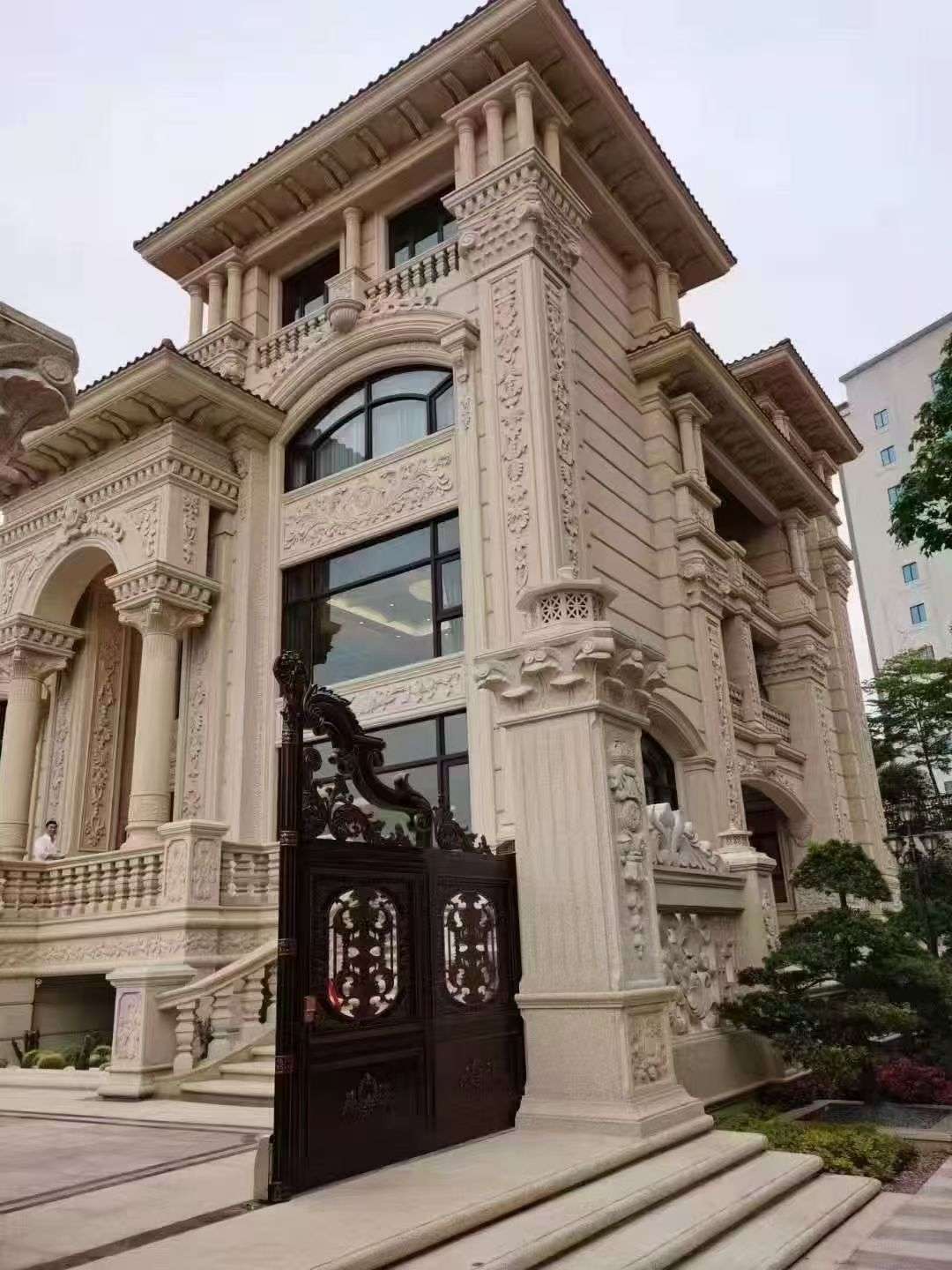 龙岩黄金麻别墅外墙异形定制